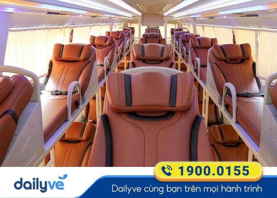 Xe giường nằm 45 chỗ chất lượng cao của nhà xe Dũng Thu Việt Trì