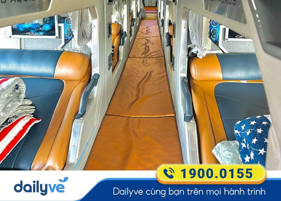 Tiện ích xe Limousine 24 phòng của xe Ánh Loan