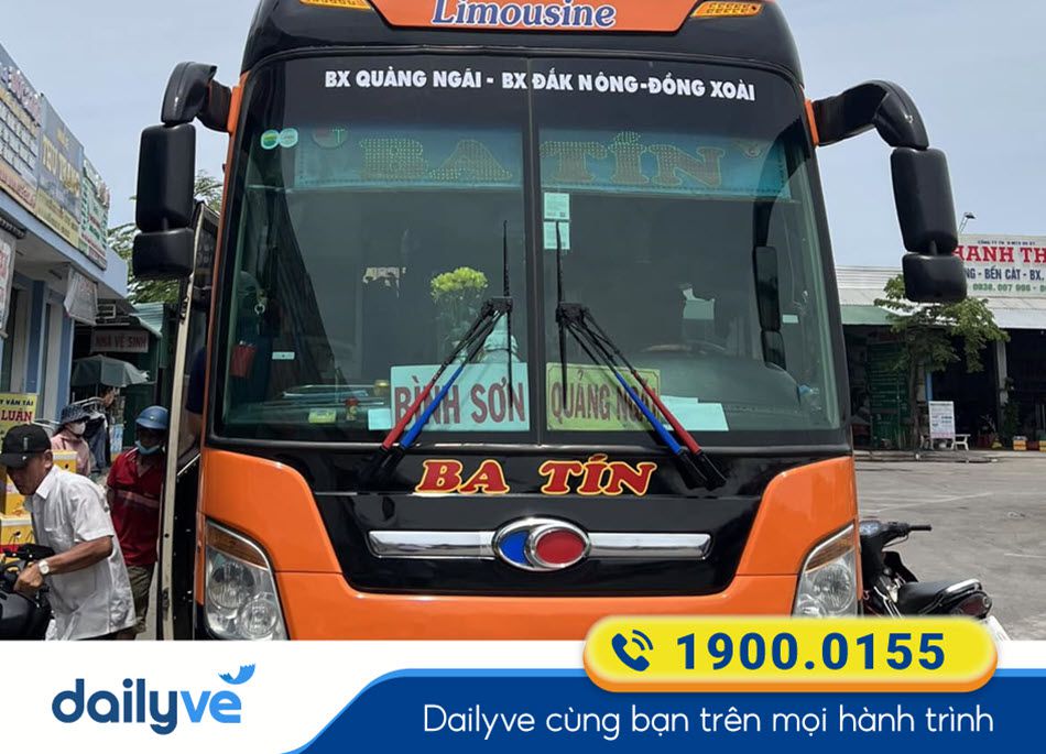 Nhà xe Ba Tín Quảng Ngãi đi Đắk Nông