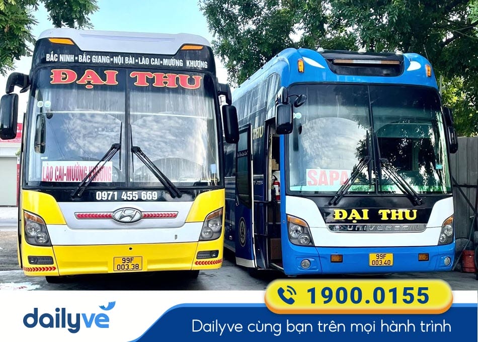 Nhà xe Đại Thu tuyến Thanh Hóa - Bắc Ninh