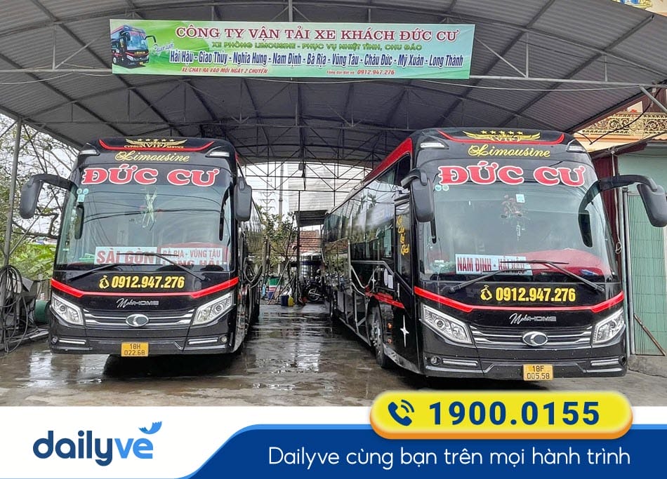 Nhà xe Đức Cư Vũng Tàu đi Nam Định