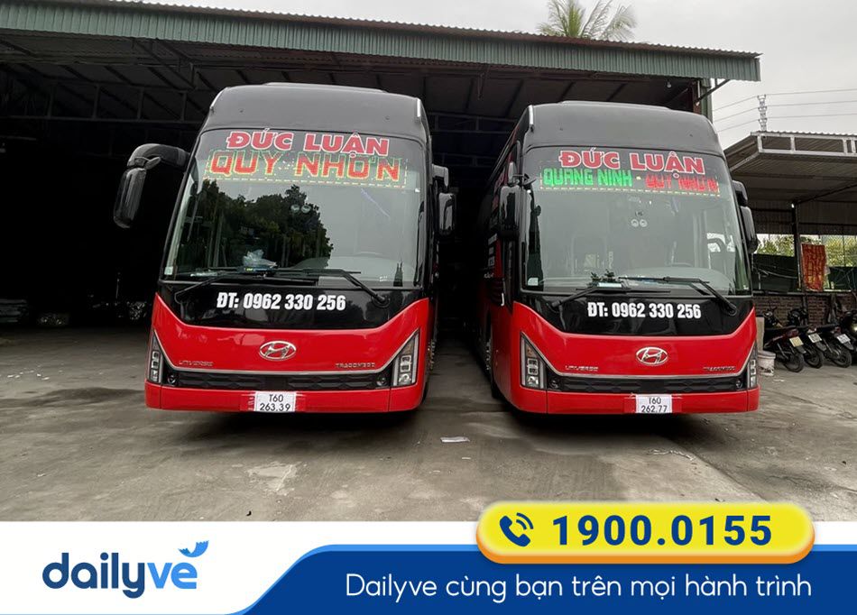 Nhà xe Đức Luận Quảng Ninh đi Bình Định