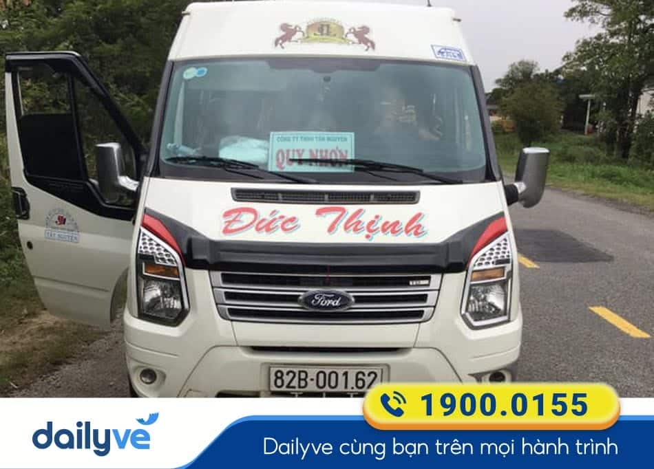 Nhà xe Đức Thịnh tuyến Kon Tum đi Bình Định