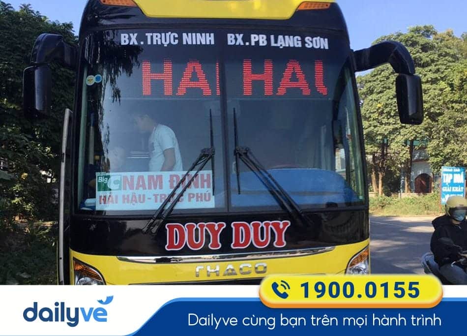 Nhà xe Duy Duy Nam Định đi Lạng Sơn chất lượng cao