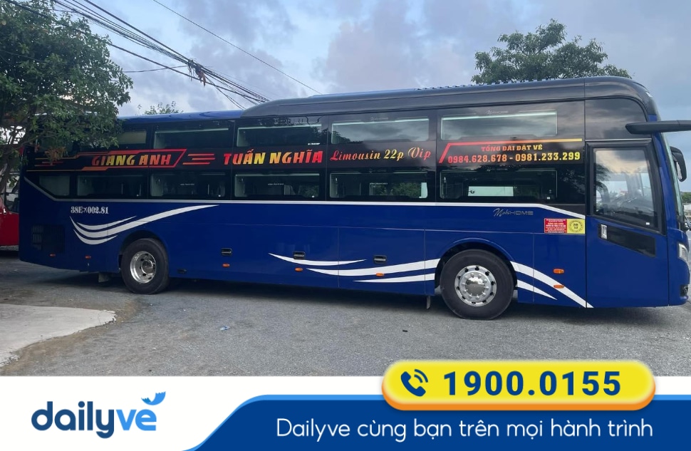 Nhà xe Giang Anh Tuấn Nghĩa tuyến Hà Tĩnh đi Hà Nội