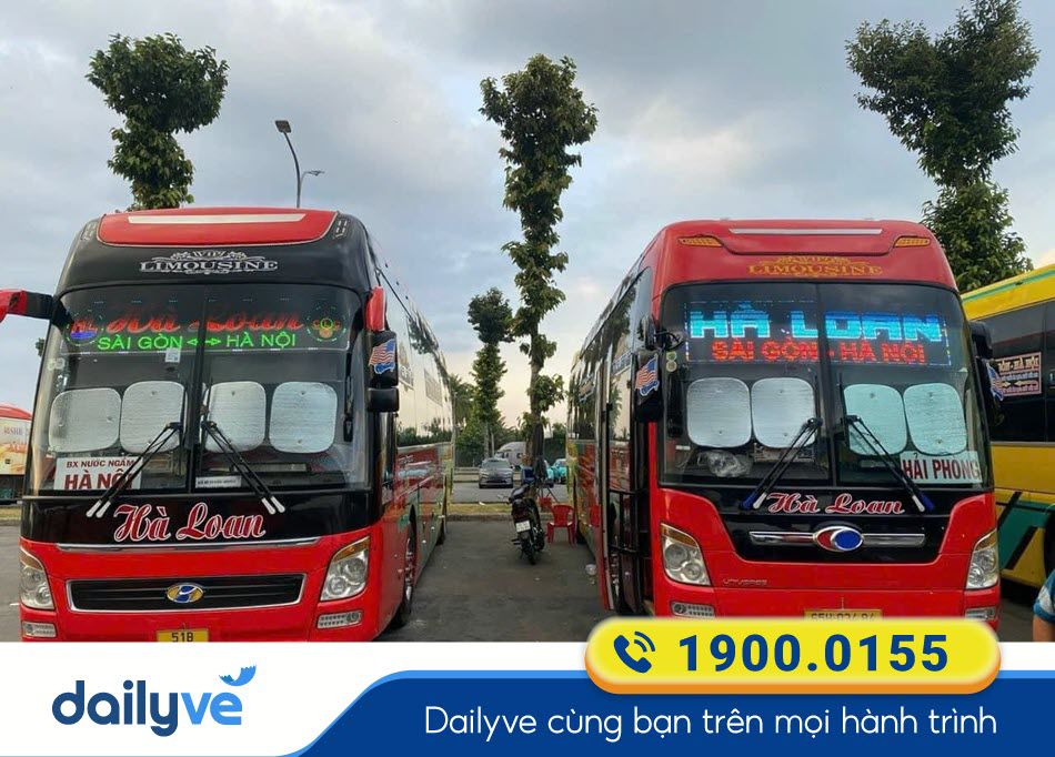 Nhà xe Hà Loan Sài Gòn đi Hà Nội chất lượng hàng đầu