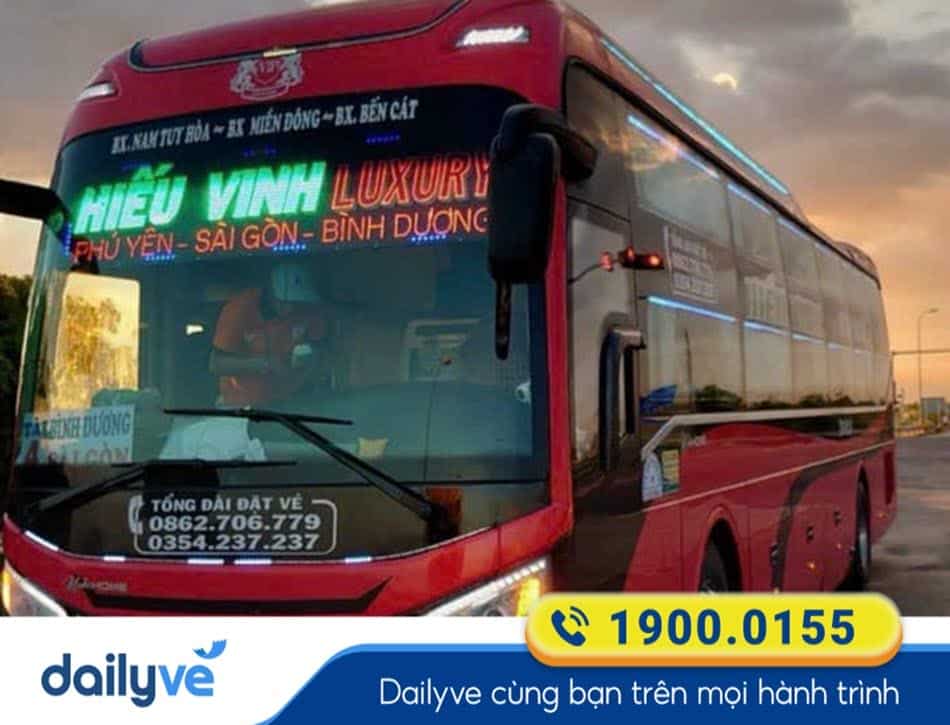 Nhà xe Hiếu Vinh Sài Gòn đi Phú Yên