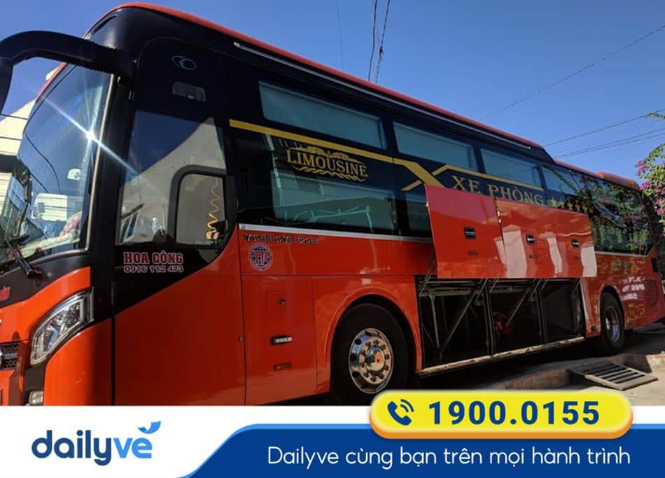 Nhà xe Hoa Công Bình Định đi Sài Gòn uy tín nhất