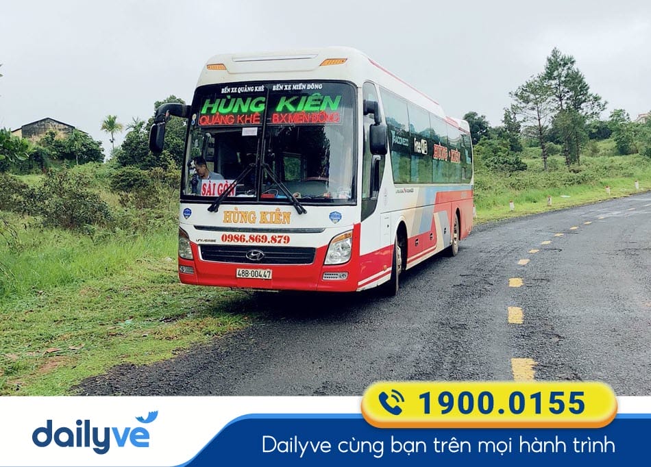 Nhà xe Hùng Kiên tuyến Sài Gòn đi Đắk Nông