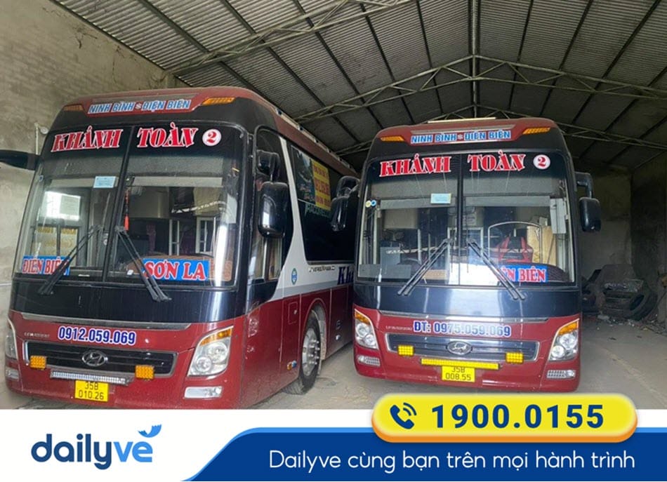 Nhà xe Khánh Toàn Ninh Bình đi Điện Biên