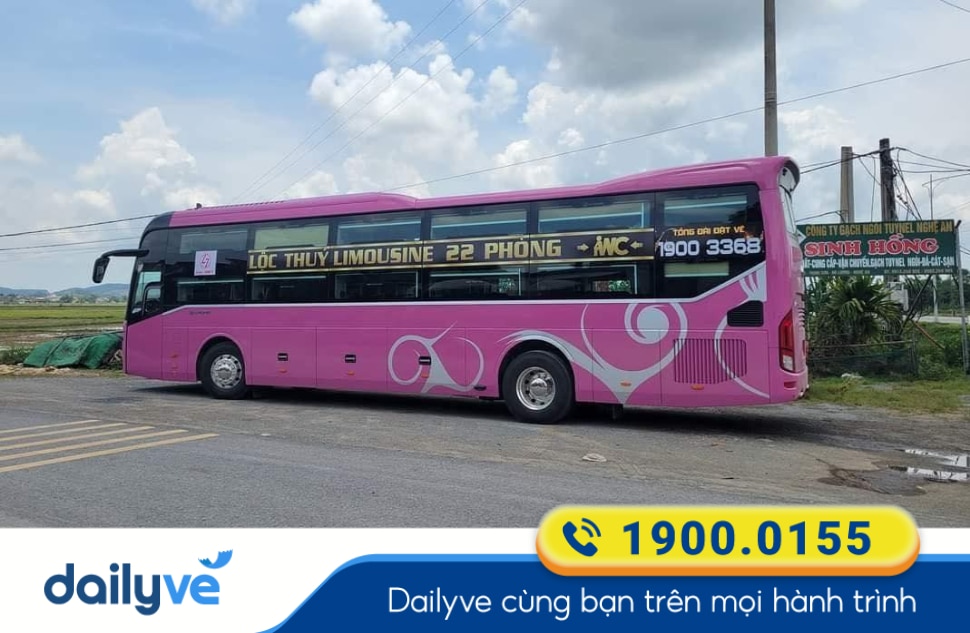 Nhà xe Lộc Thủy tuyến Sài Gòn đi Nghệ An