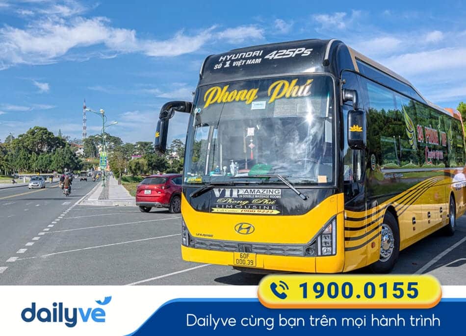 Nhà xe Phong Phú Limousine Sài Gòn đi Lâm Đồng chất lượng cao