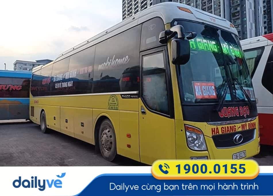 Nhà xe Quang Đạo xe giường nằm Hà Nội đi Hà Giang