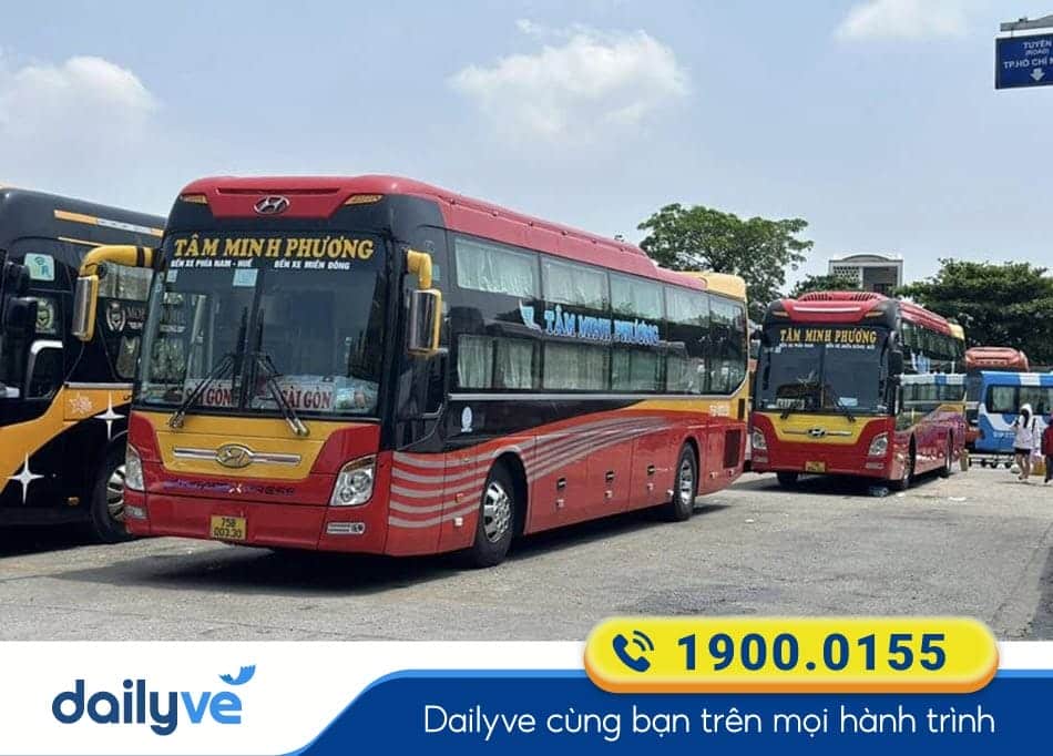 Nhà xe Tâm Minh Phương Sài Gòn đi Huế