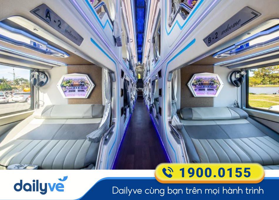 Nội thất sang trọng xe Limousine 22 phòng của nhà xe Ngọc Phi