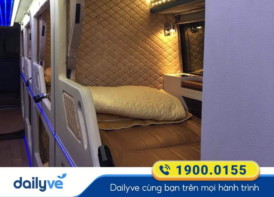 Nội thất xe Limousine 20 phòng cao cấp của nhà xe Thái Học