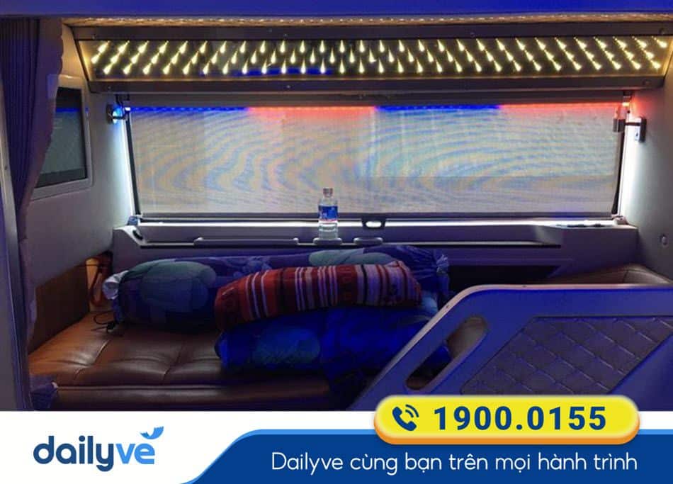 Nội thất xe Limousine 22 phòng của nhà xe Mai Vy