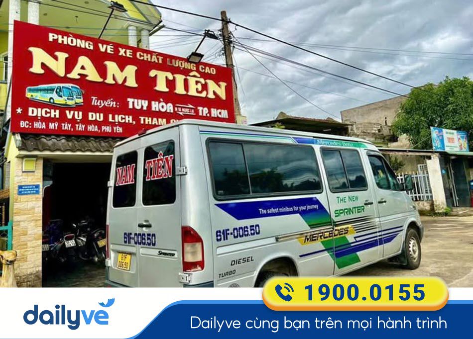 Phòng vé nhà xe Nam Tiên tại Tuy Hòa - Phú Yên