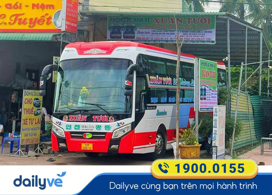 Phòng vé nhà xe Xuân Tươi tại Bình Định