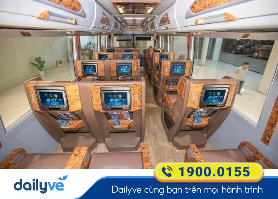 Tiện ích hiện đại xe Limousine Avigo Sân Bay đi Vũng Tàu