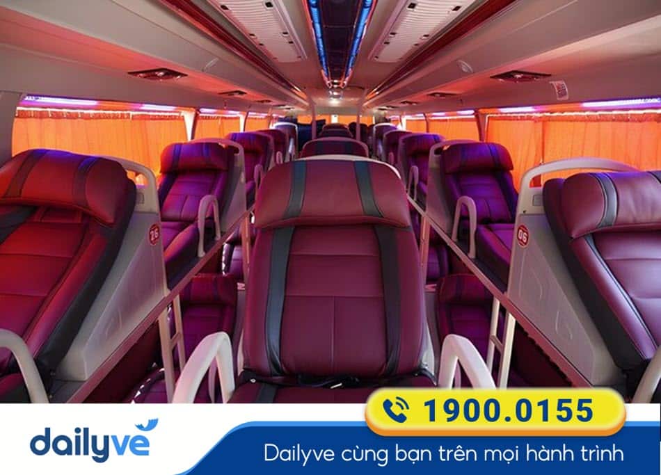 Tiện ích xe giường nằm Đức Phúc chất lượng cao