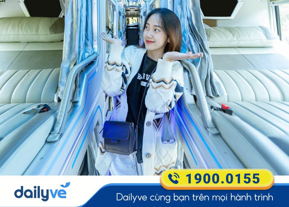 Tiện ích xe Limousine 20 phòng của xe Tâm Đạt Vinh - Hà Nội