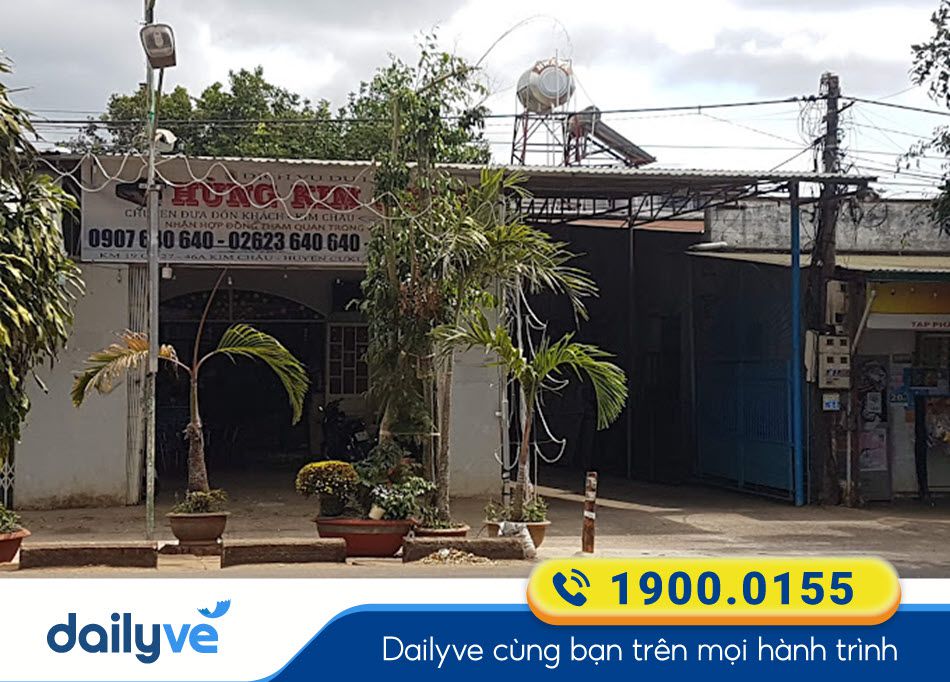 Văn phòng nhà xe Hùng Kim Châu tại Đắk Lắk