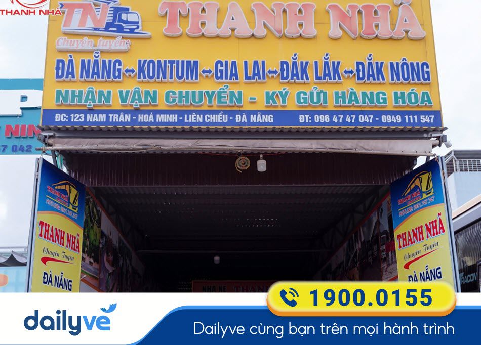Địa chỉ văn phòng nhà xe Thanh Nhã tại Đà Nẵng