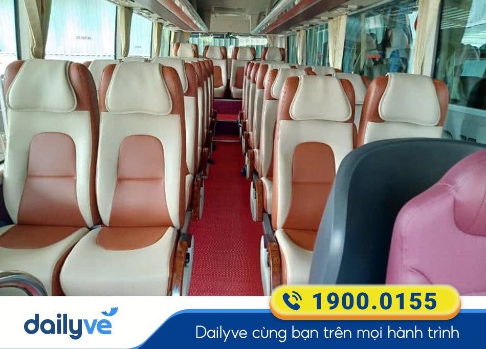 Xe ghế ngồi 29 chỗ của nhà xe Chín Tèo Bình Phước