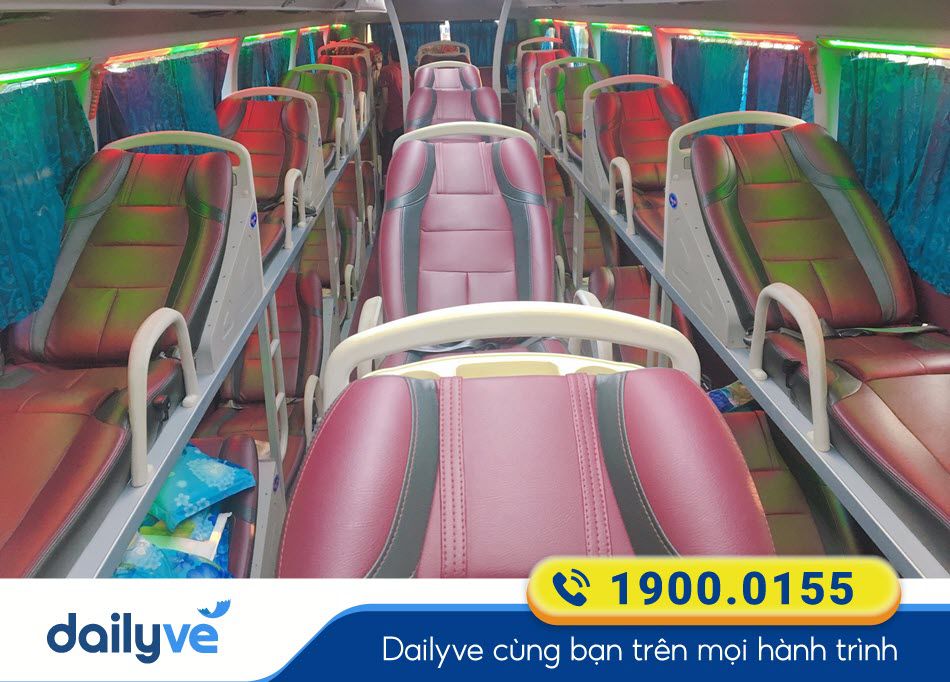 Dòng xe giường nằm 36 chỗ của nhà xe Cò Anh