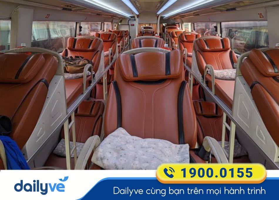 Xe giường nằm 40 chỗ của nhà xe Ba Tín Quảng Ngãi