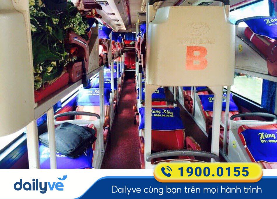 Xe giường nằm 40 chỗ của nhà xe Hùng Kiên Gia Nghĩa
