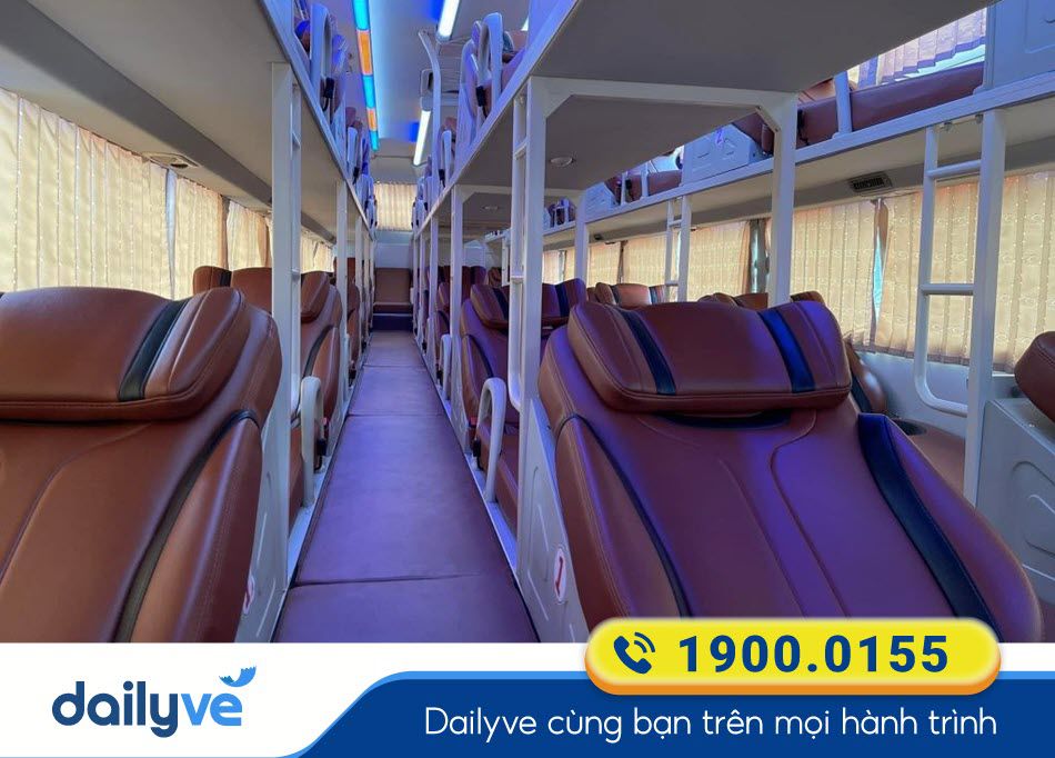 Xe giường nằm 40 chỗ của nhà xe Ninh Chiểu Hà Tĩnh