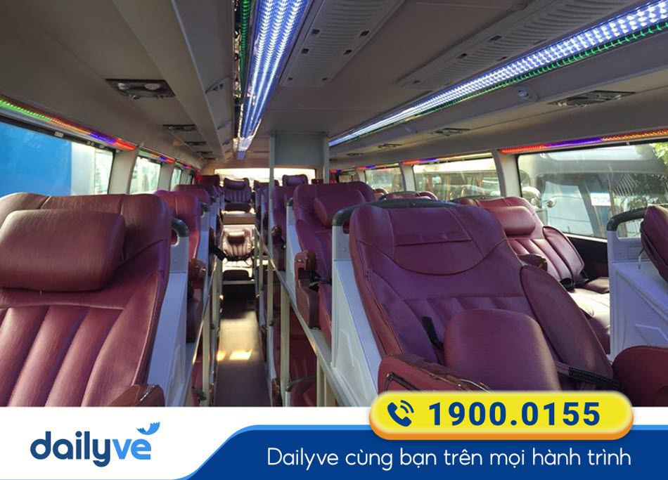Tiện nghi xe giường nằm 40 chỗ của xe Tân Hoa Thanh Hóa