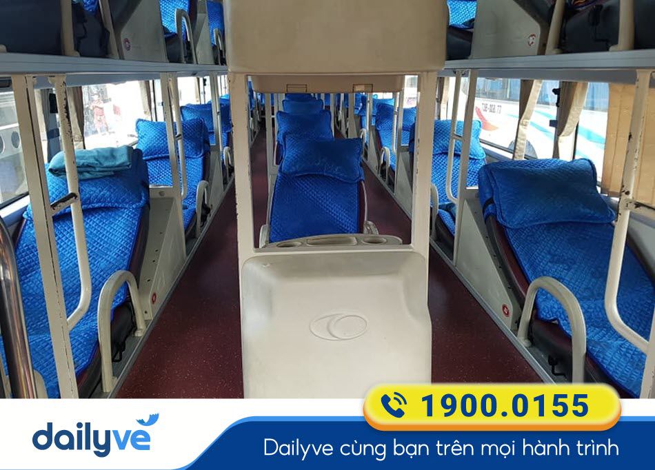 Xe giường nằm 40 chỗ của nhà xe Thanh Nghĩa Đà Nẵng