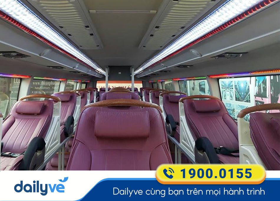 Xe giường nằm 40 chỗ của nhà xe Hoàng Nam Hà Tĩnh