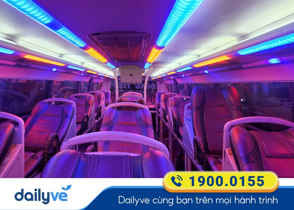 Dòng xe giường nằm 40 chỗ của nhà xe Đồng Tiến Bến Tre