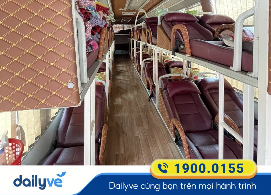 Xe giường nằm chất lượng cao của nhà xe Hà Loan Bắc Nam