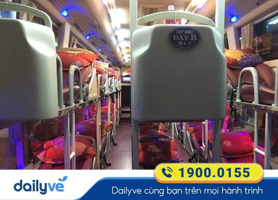 Xe giường nằm chất lượng cao của nhà xe Lục Mão ở Buôn Ma Thuột