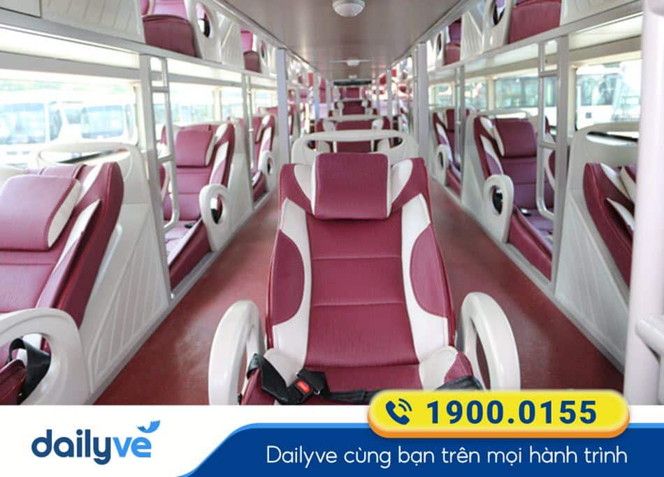 Tiện nghi xe giường nằm chất lượng cao Hạnh Thế