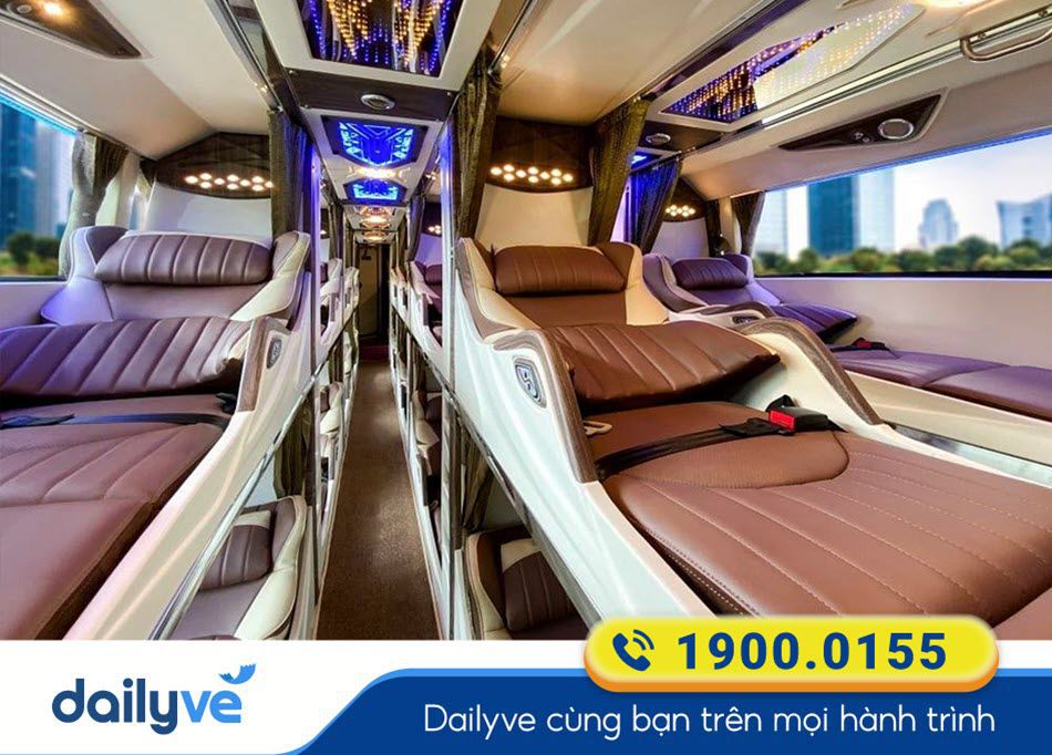 Xe giường nằm 34 phòng của nhà xe Dương Huỳnh