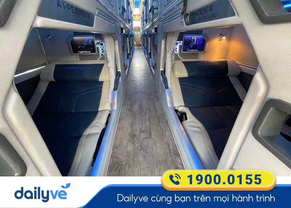 Xe Limousine 22 phòng của nhà xe Nhật Dương Bình Minh Bus