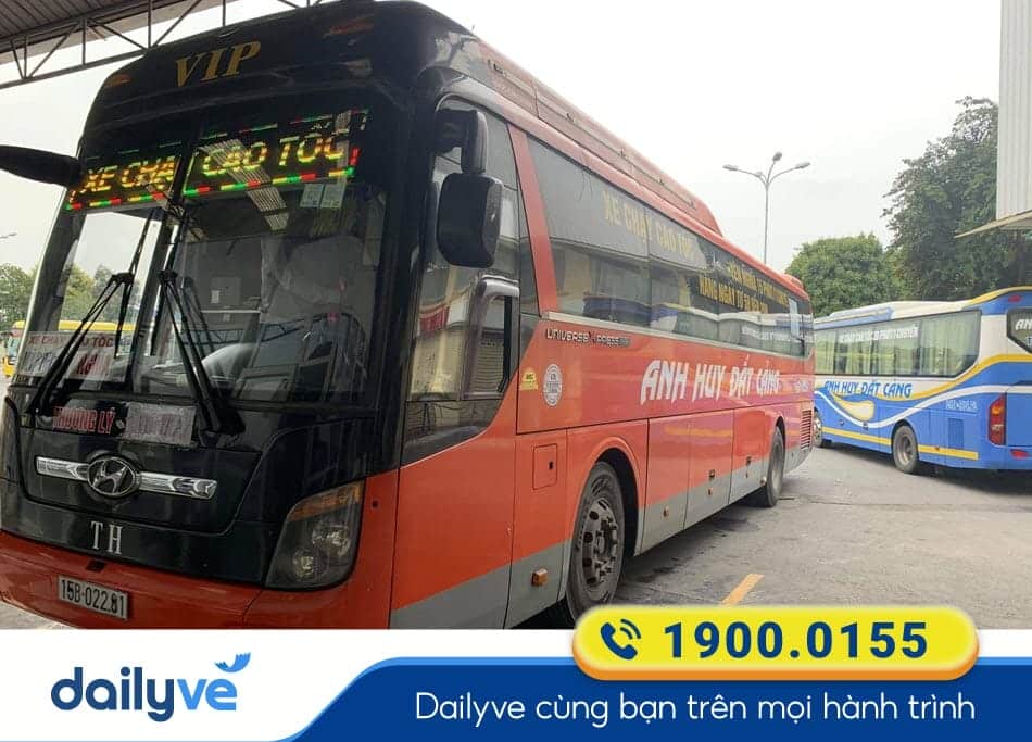 Nhà xe Anh Huy Đất Cảng tuyến Hà Nội - Cát Bà với dịch vụ chu đáo