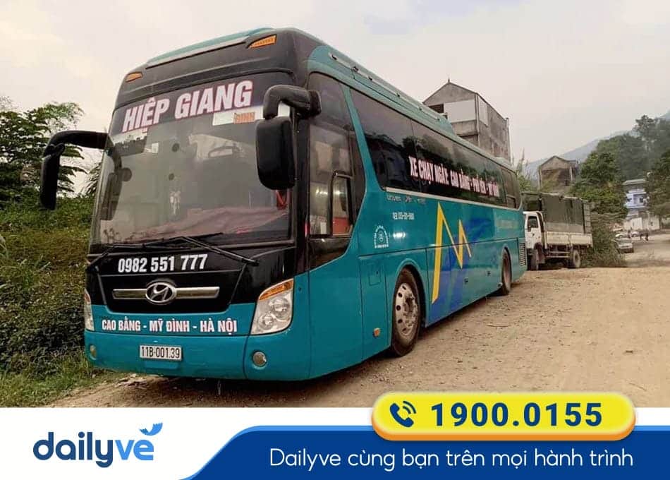 Nhà xe Hiệp Giang đi Hà Nội từ Cao Bằng