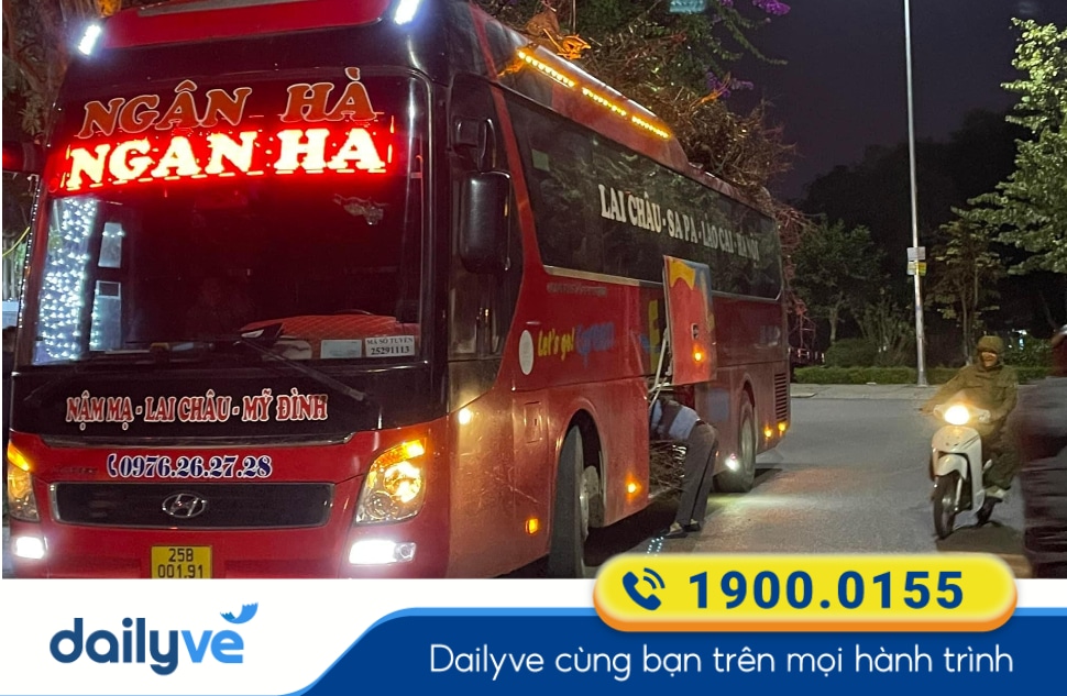 Nhà xe Ngân Hà tuyến Hà Nội đi Lai Châu