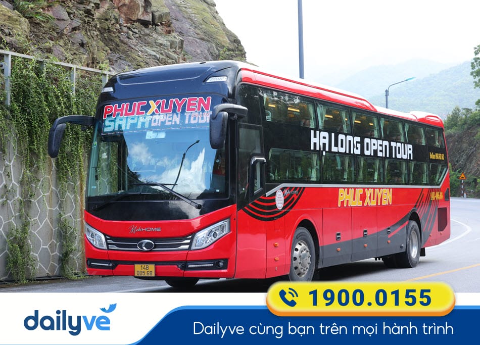 Nhà xe Phúc Xuyên đi Cẩm Phả Quảng Ninh từ Hà Nội