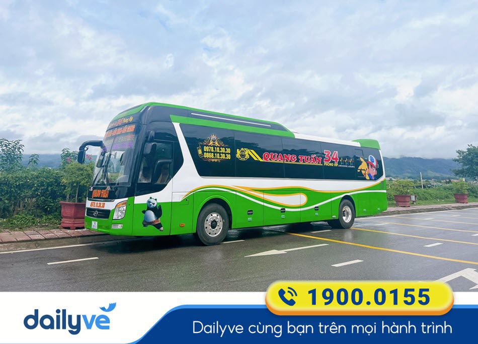 Nhà xe Quang Tuấn Điện Biên đi Thái Bình