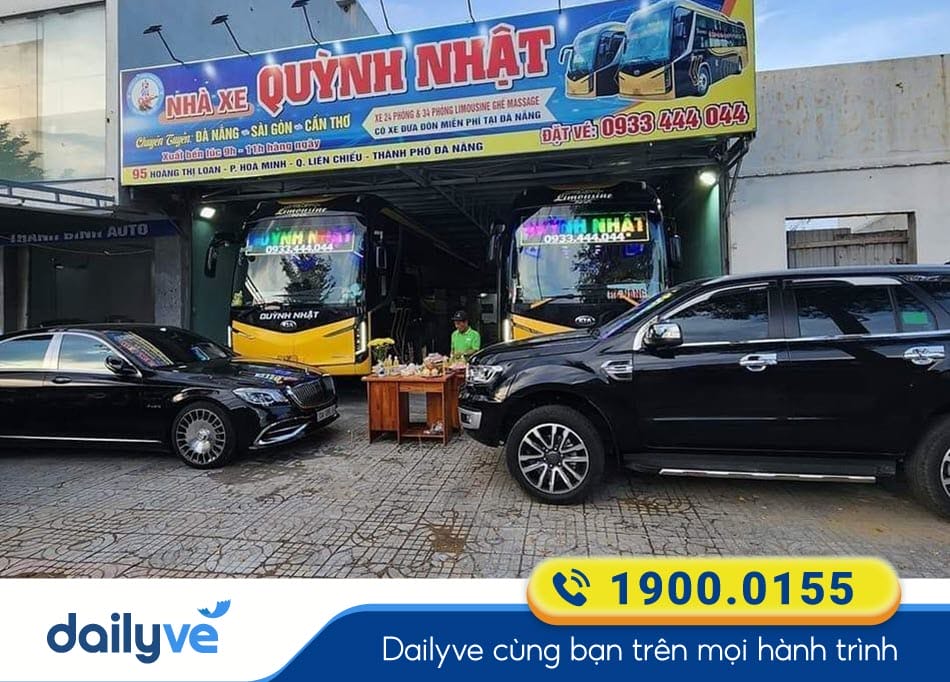Nhà xe Quỳnh Nhật tuyến Đà Nẵng - Nghệ An với dịch vụ chu đáo