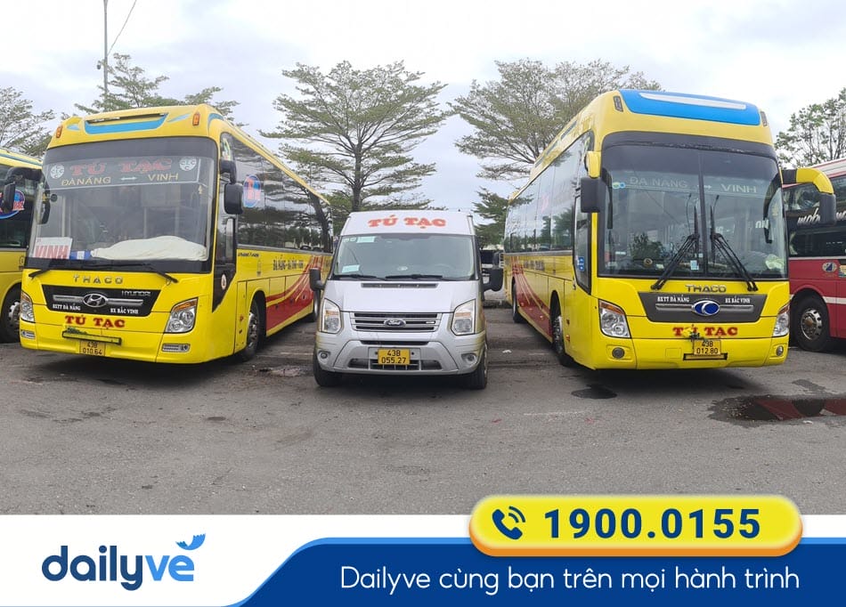 Nhà xe Tú Tạc chuyên tuyến xe Đà Nẵng đi Thanh Hóa chất lượng cao