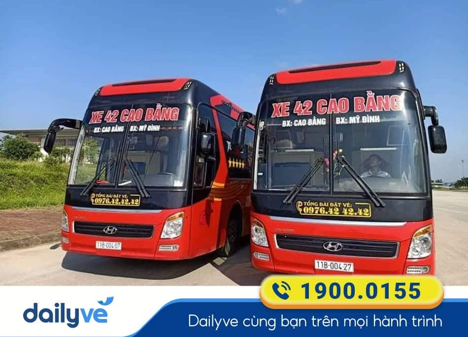 Nhà xe Xe 42 tuyến Hà Nội đi Cao Bằng chất lượng cao